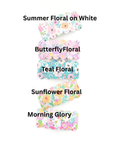 Summer Floral // Snap Clip
