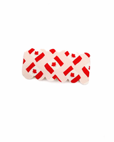 Canada Day Flags on Pink // Snap Clip