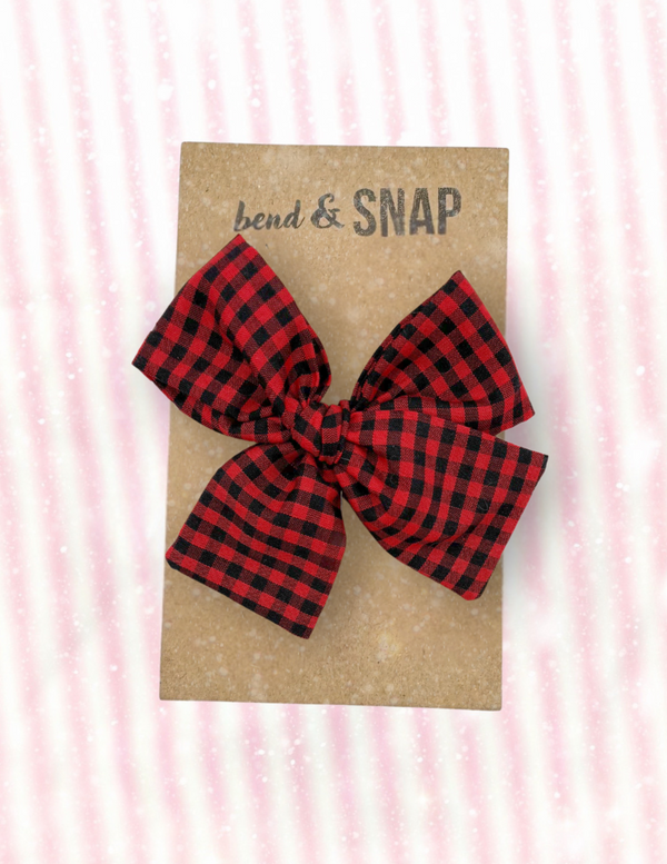 Buffalo Plaid  // Hand-Tied