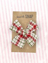 Vintage Christmas Plaid  // Hand-Tied