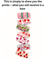 Strawberries // Bows