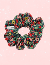 Christmas Floral // Scrunchies