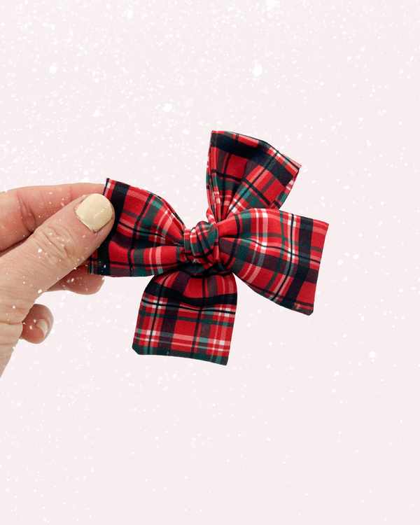 Christmas Plaid // Hand-Tied