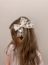 Cream Lace // Specialty Bow
