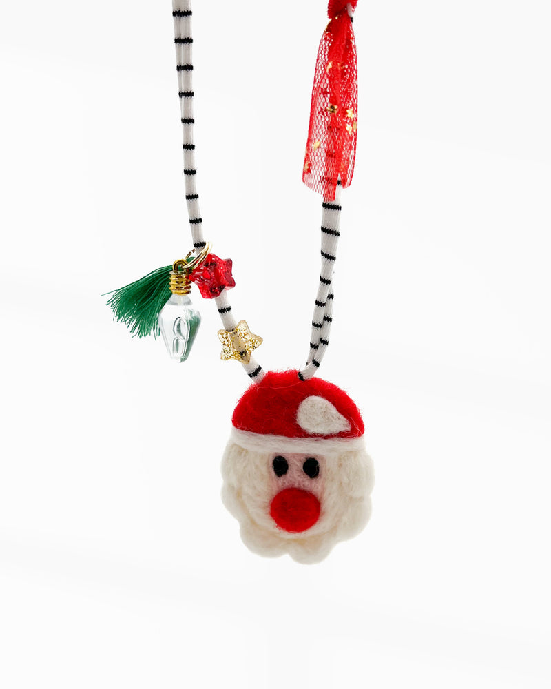 Felt Santa // Necklaces
