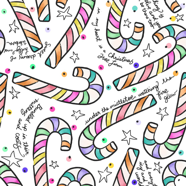 Candy Canes With Lyrics  // Hand-Tied